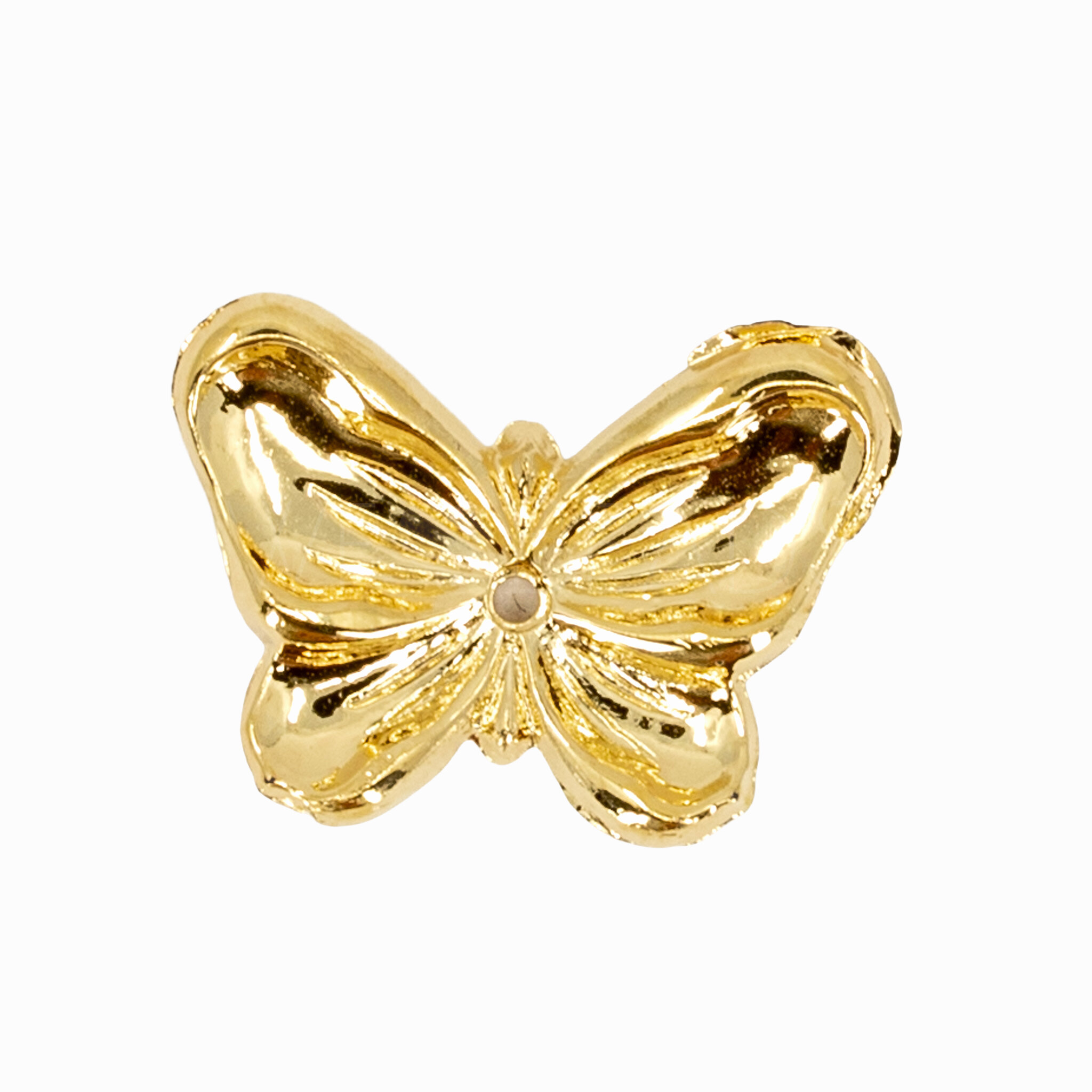 Schmetterling Perle in gold