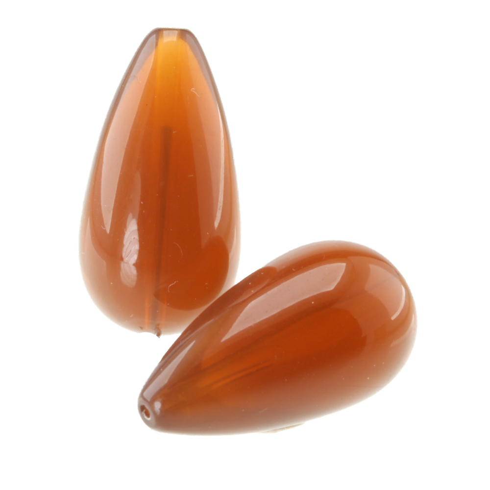 26x14 Tropfen perle in braun  