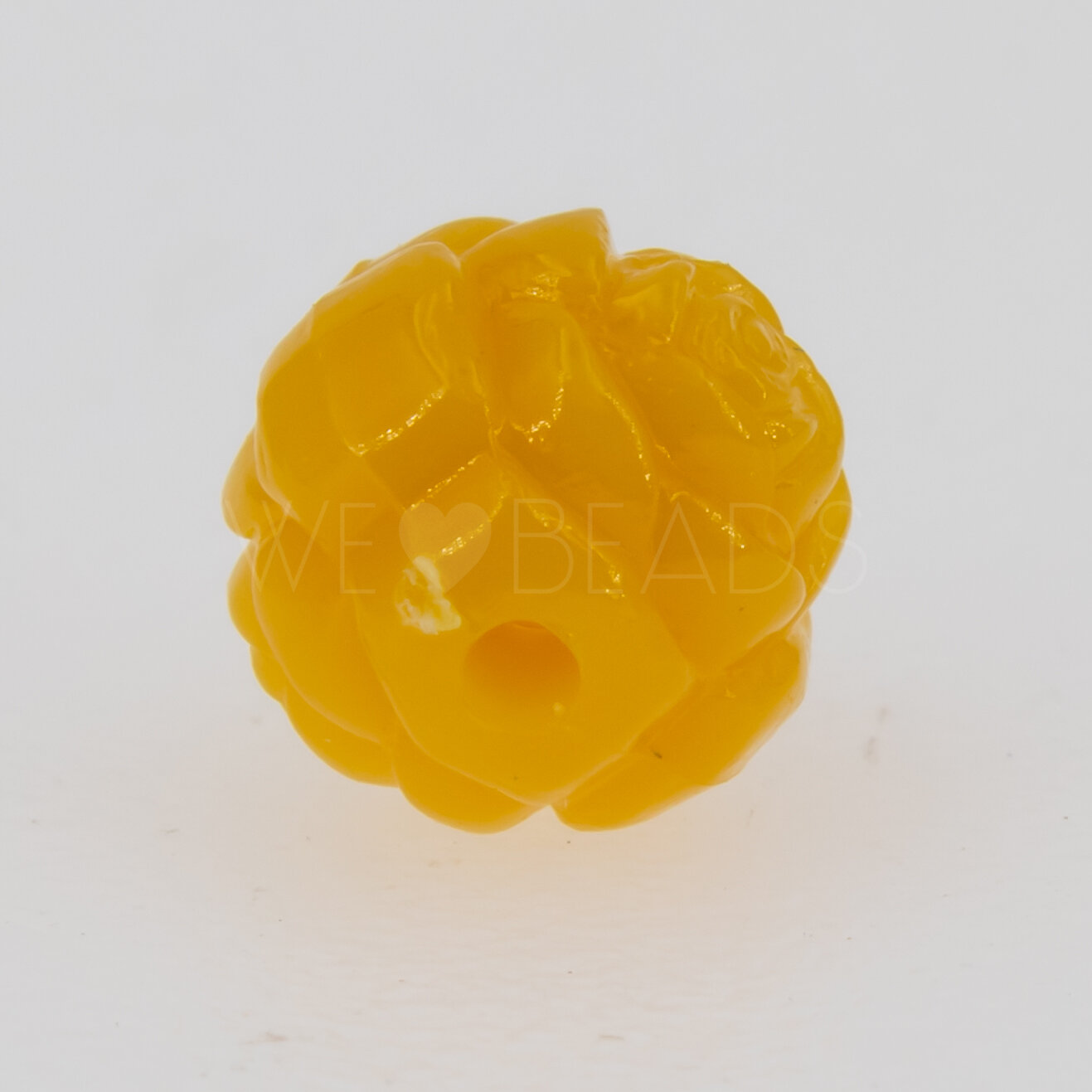 6mm Rose Perle in sonnenblume