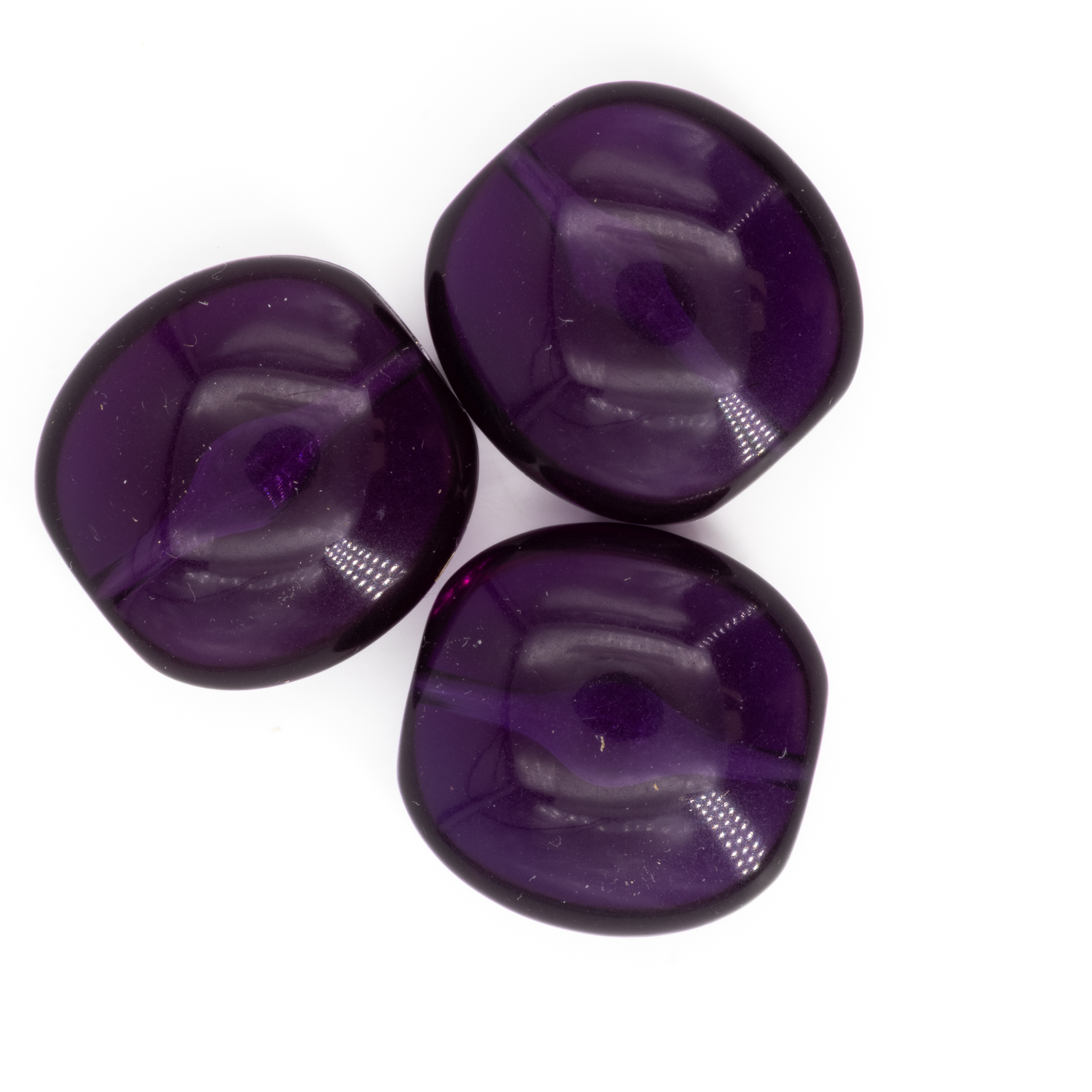 30mm Kissen  Perle in indigo lila