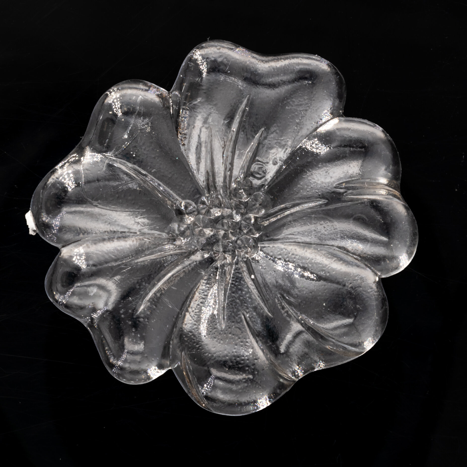 49mm Flower Cabochon in crystal