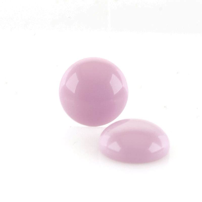 10mm Cabochon oval - lavendel Satt