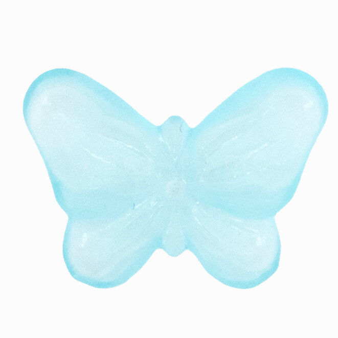 Schmetterling Perle in Aqua