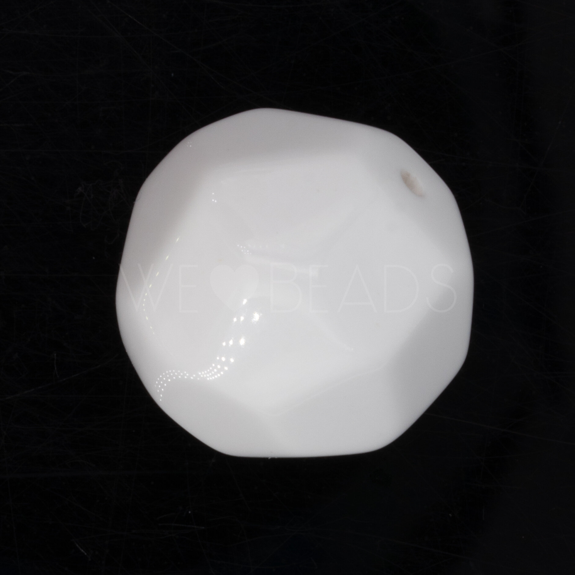 21mm Perle Barock in weiß