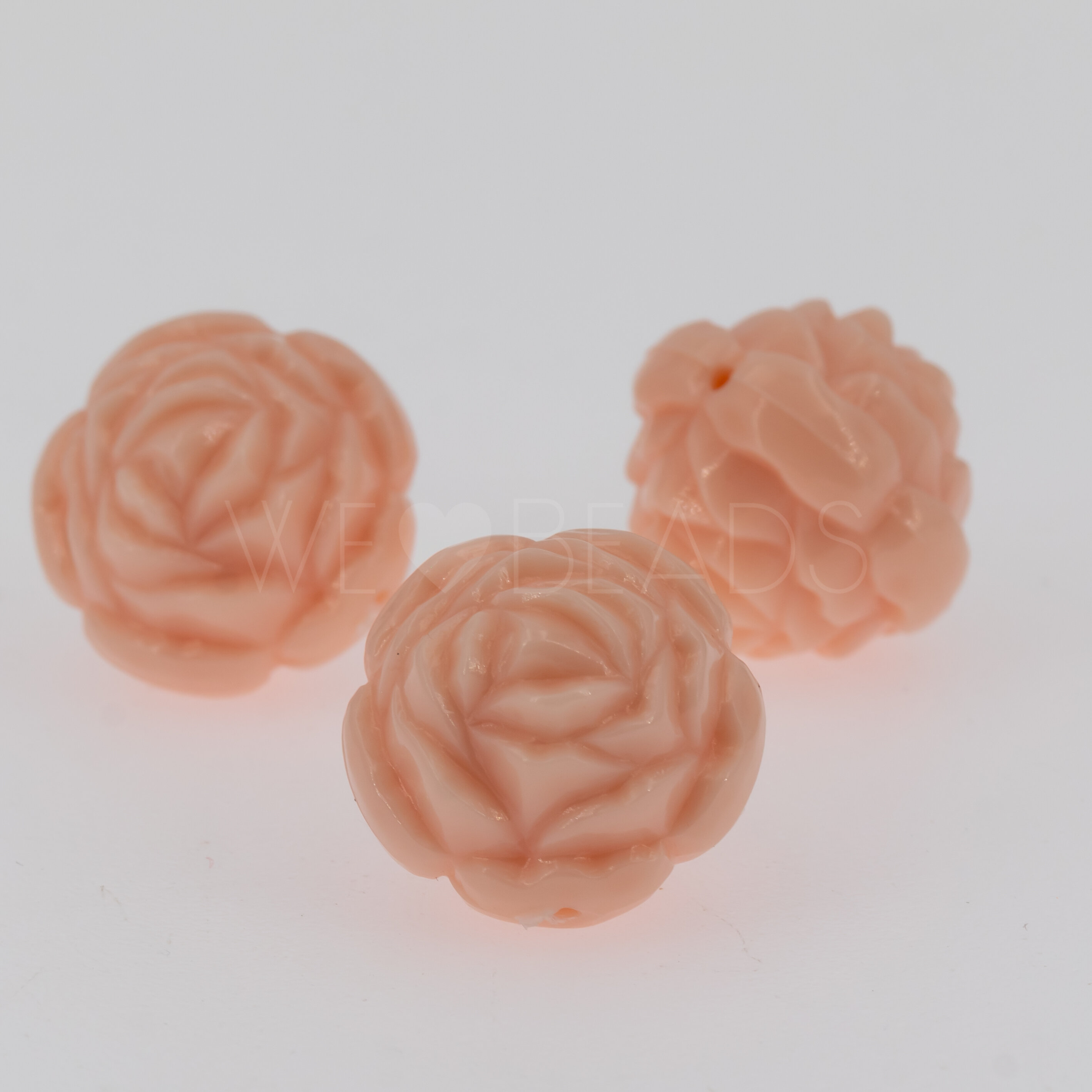 14mm Rose Perle in muschelrosa