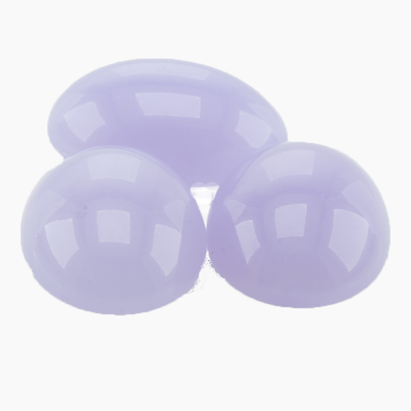 25x18 oval Cabochon in lila pastell  