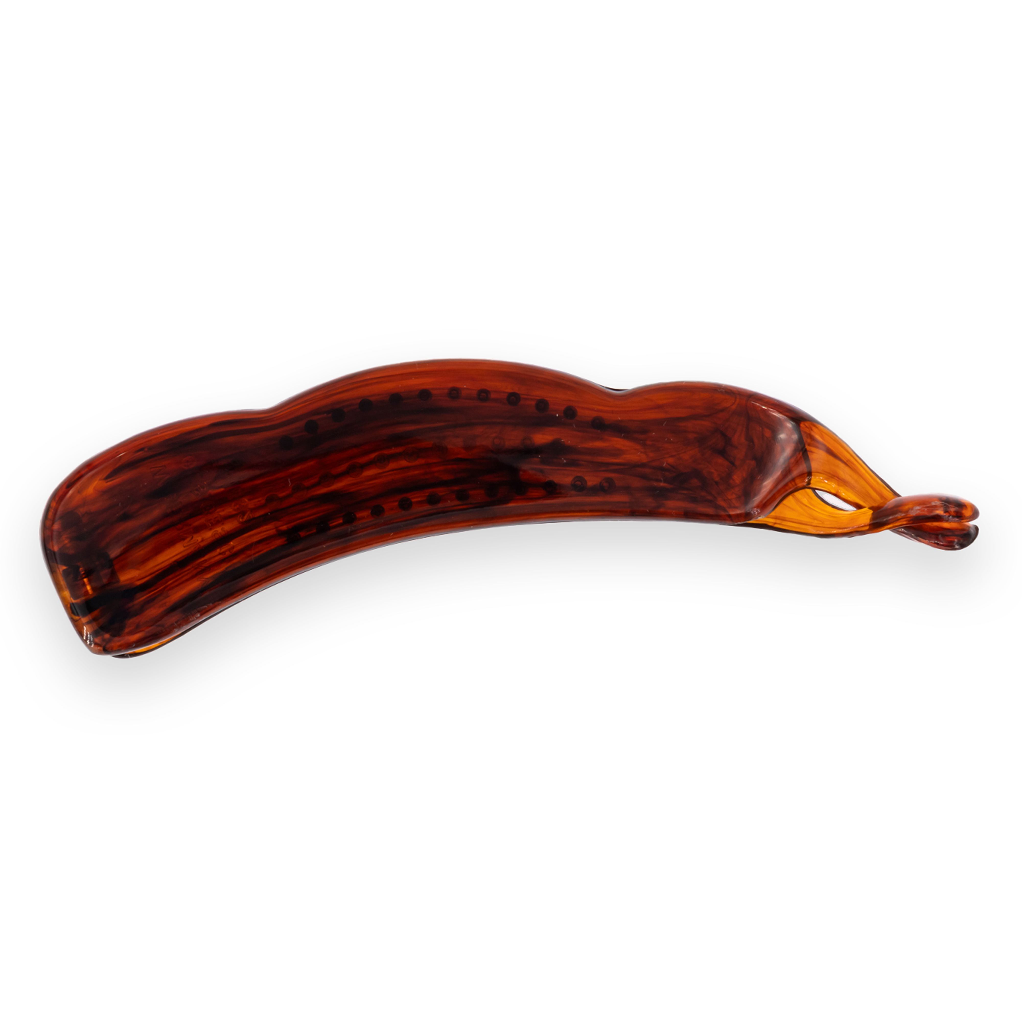 10cm Bananenspange in Havanna Marmor, medium