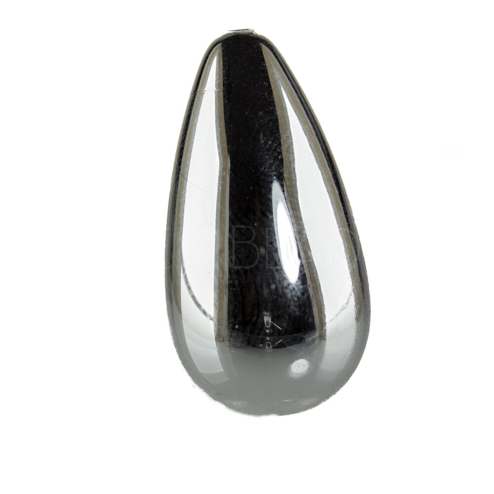 26x14 Drop Bead in silver | PK0352-26x14-Silber