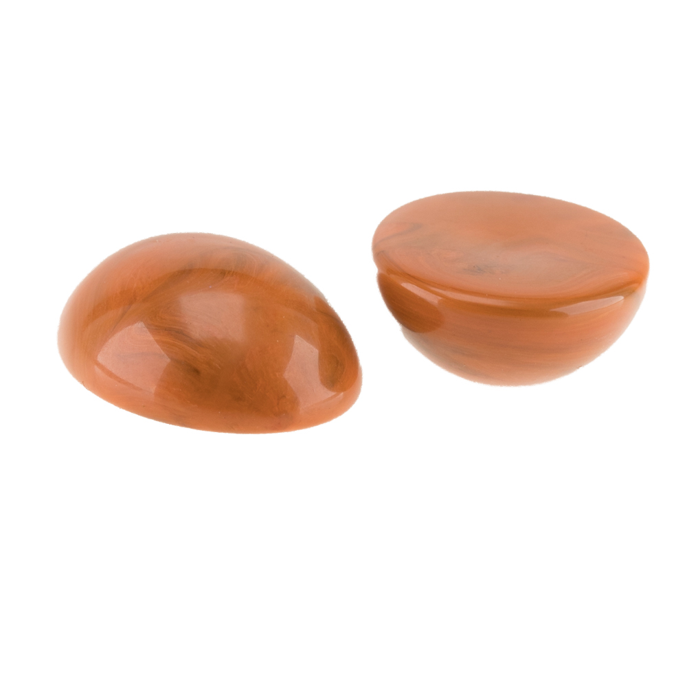 14x10 Cabochon oval - coralle Marmor
