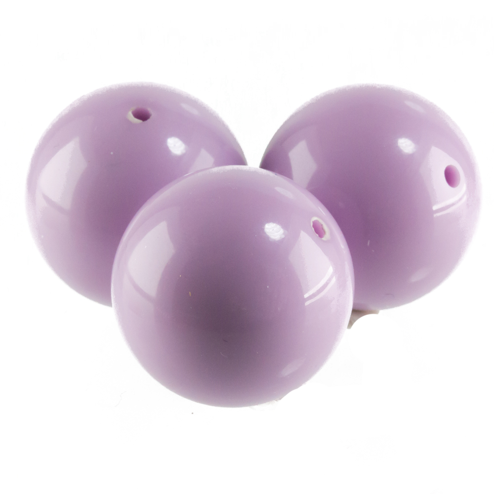 10mm Roundbead in lavender Opaque