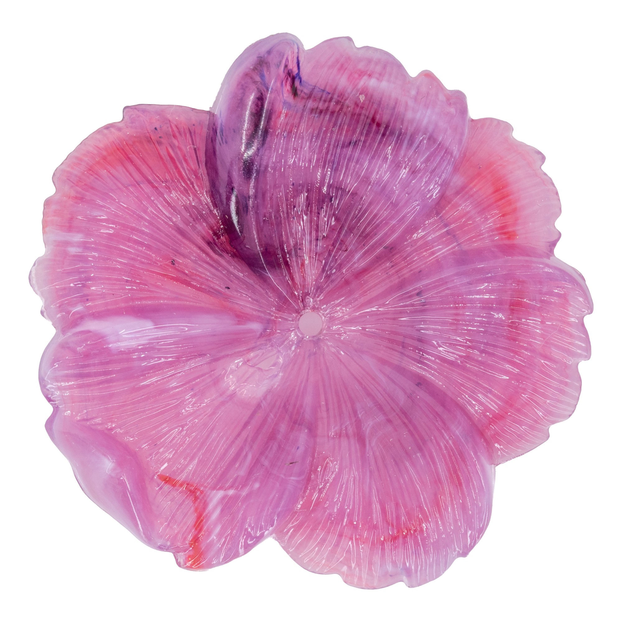 33mm Blume Perle in lila