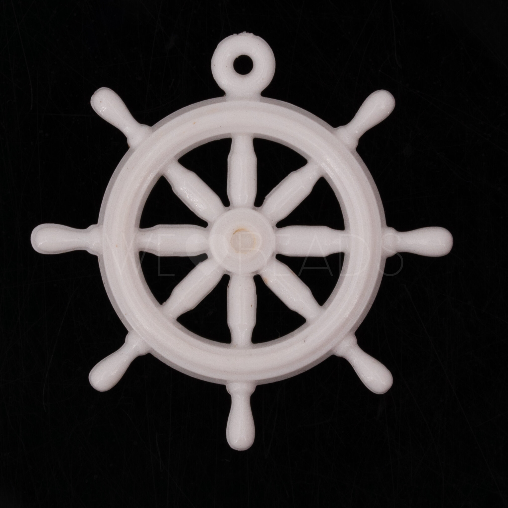 33mm wheel  Charm in white