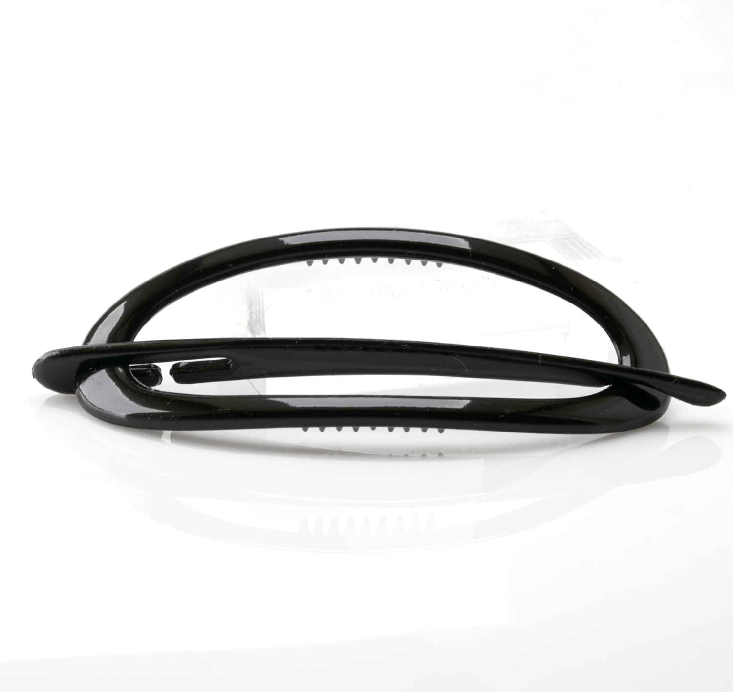 Libellenspange in schwarz Satt, Large