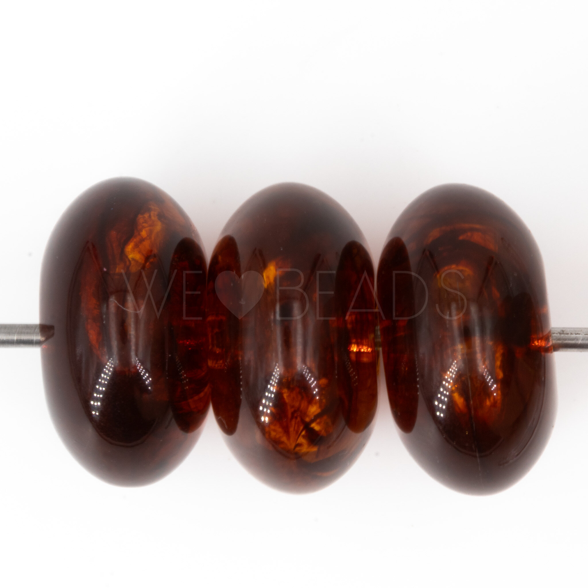 18mm Perle Rondell in schildpatt