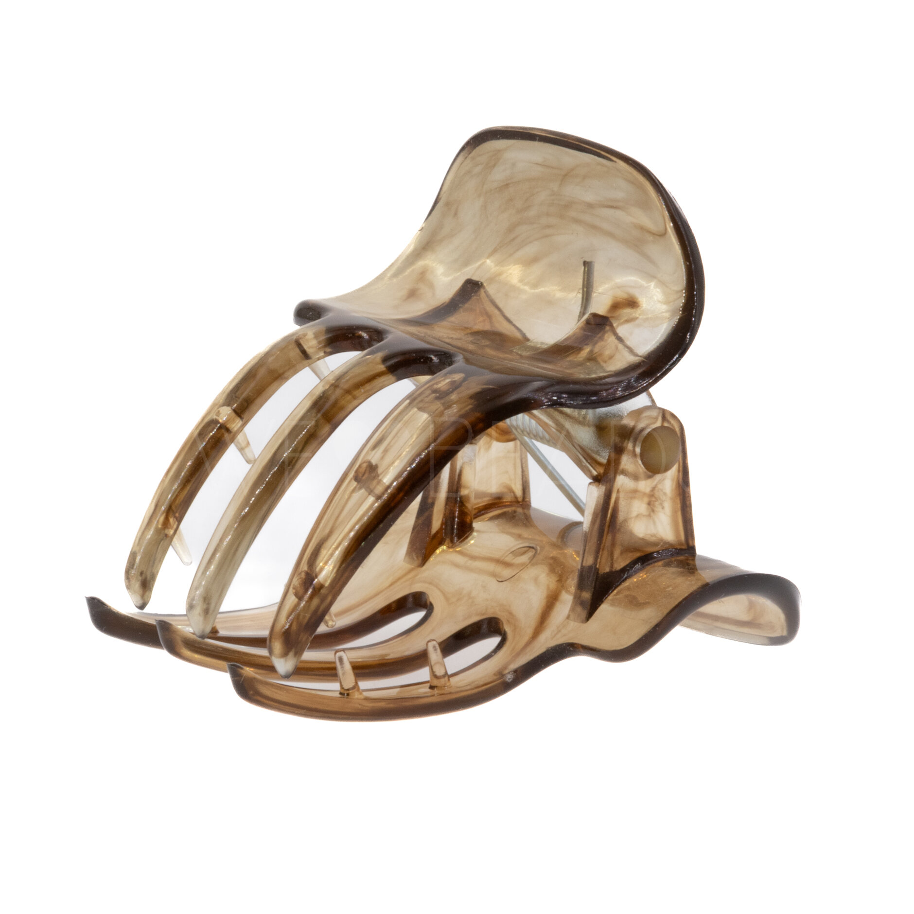 Haarklammer in Karamell in Large