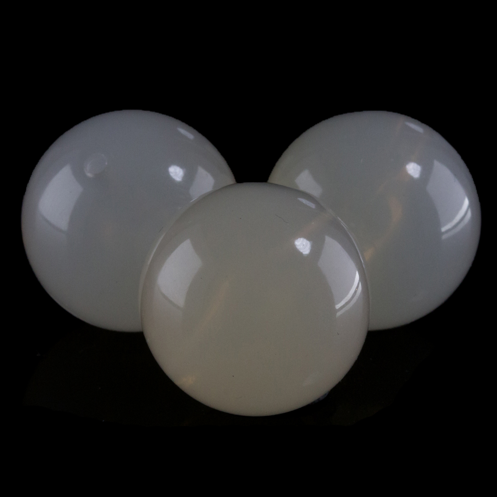 20mm Roundbead in oyster white Opal