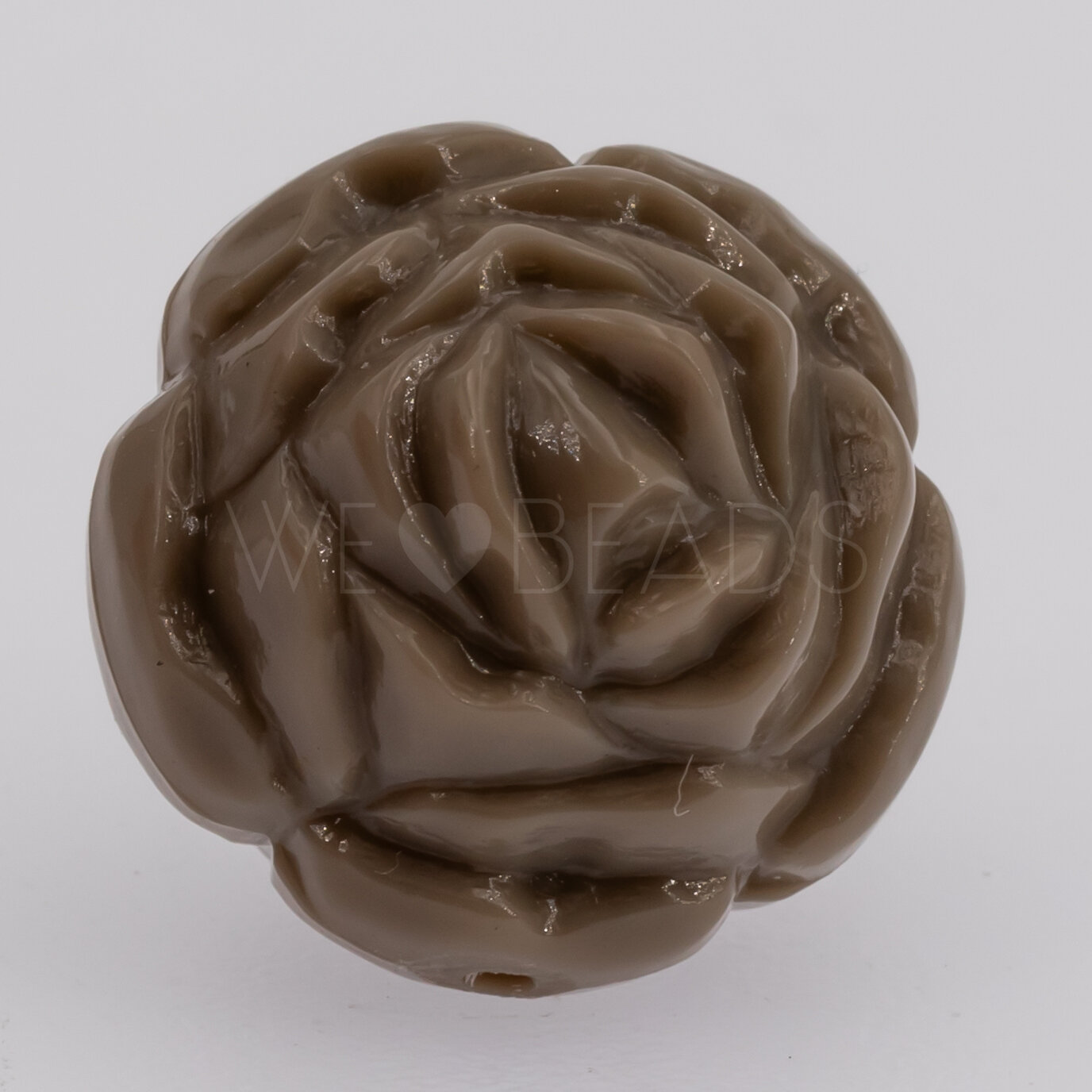 14mm Rose Perle in schlammgrau