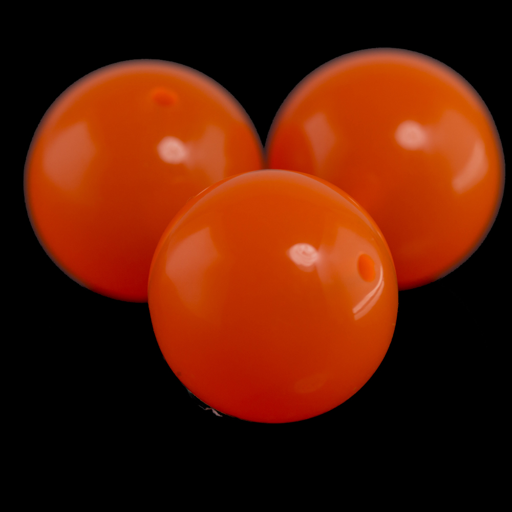 10mm Rundperle in  neon orange Opal