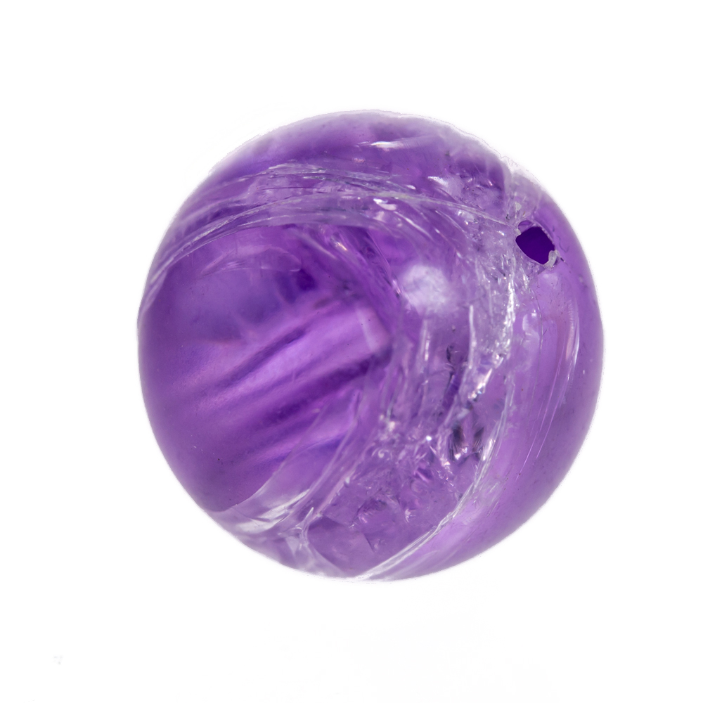 16mm Roundbead in Amethyst  Crash