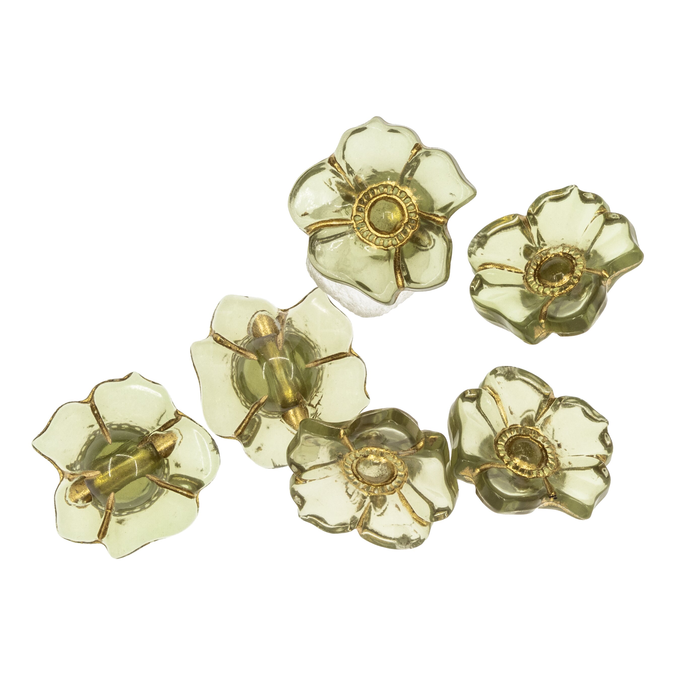12mm Blume Knopf in