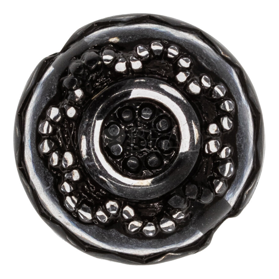 10mm Round Beads in crystal -black