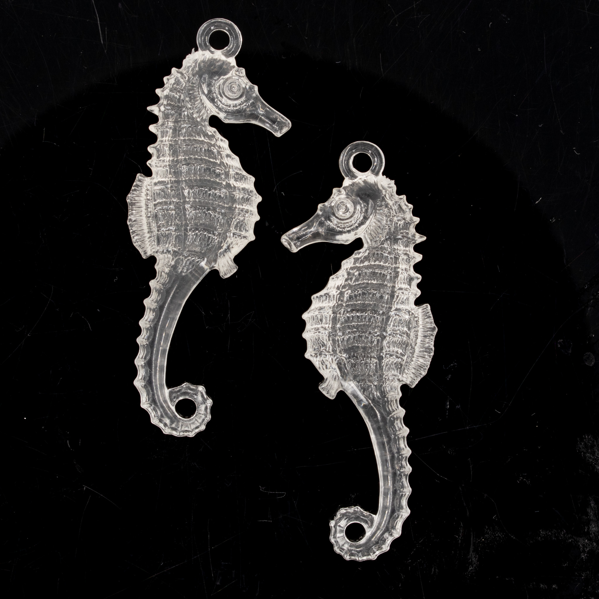 50mm seahorse Charm in crystal