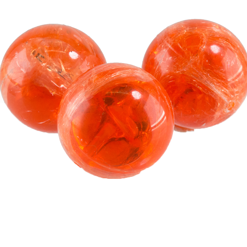 20mm Roundbead in neon orange Crash