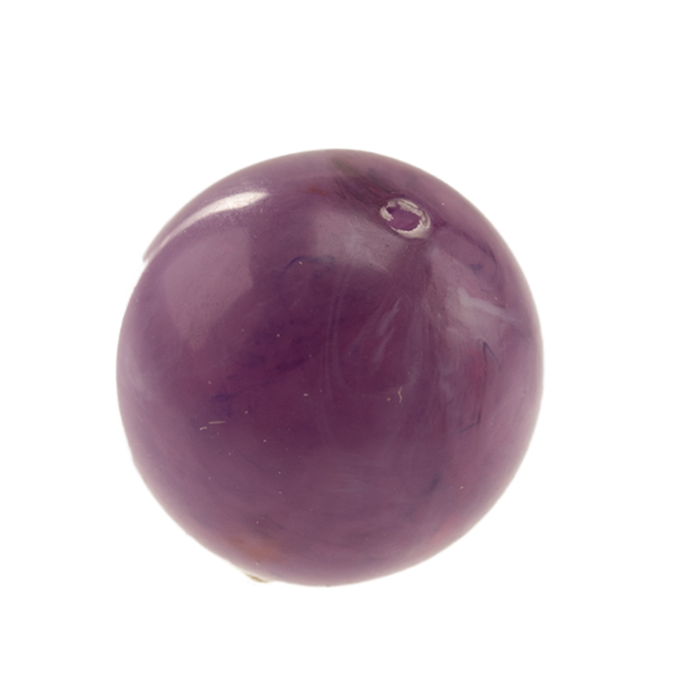 10mm Roundbead in purple Marbled