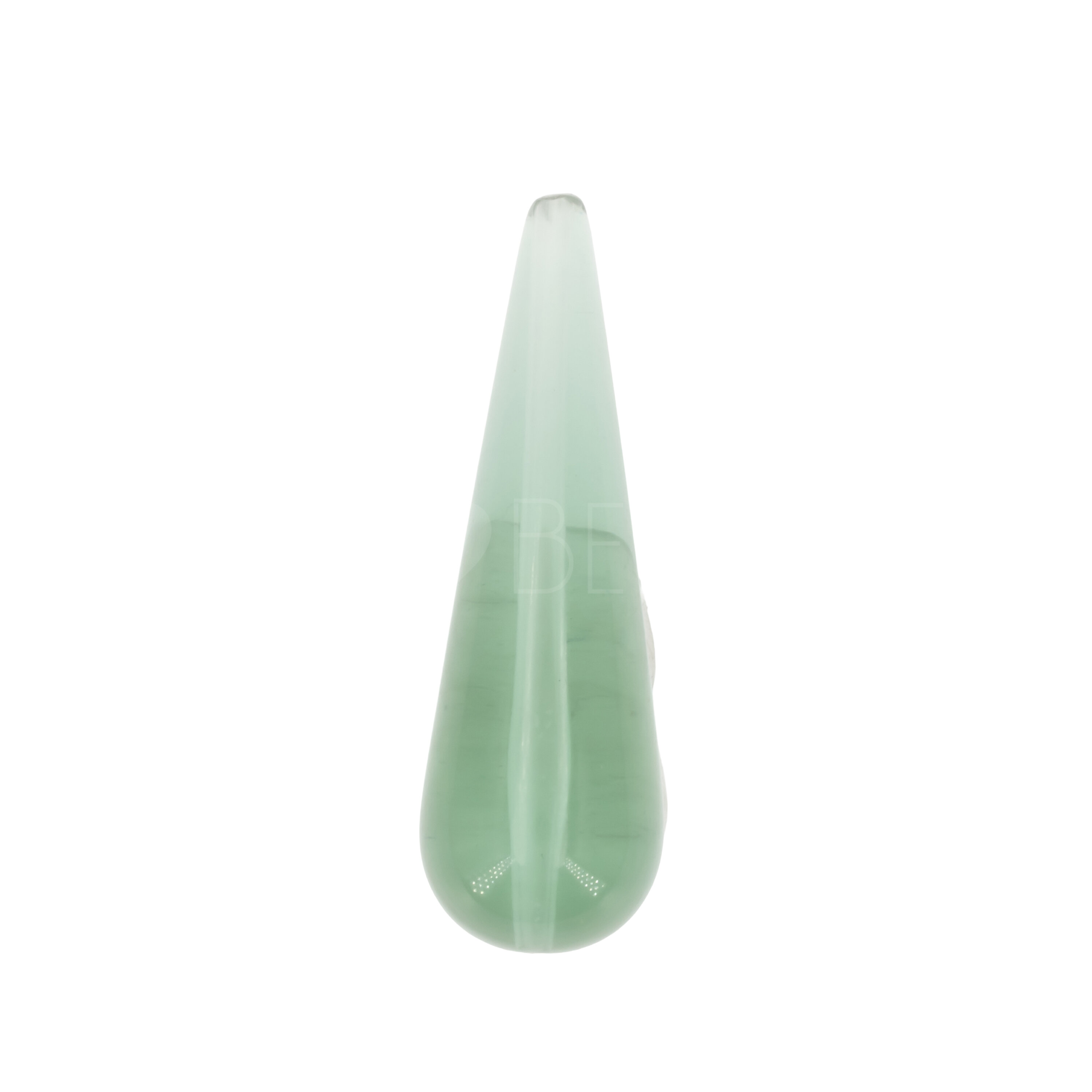 34x11 Tropfen Perle in helles quarzgrün