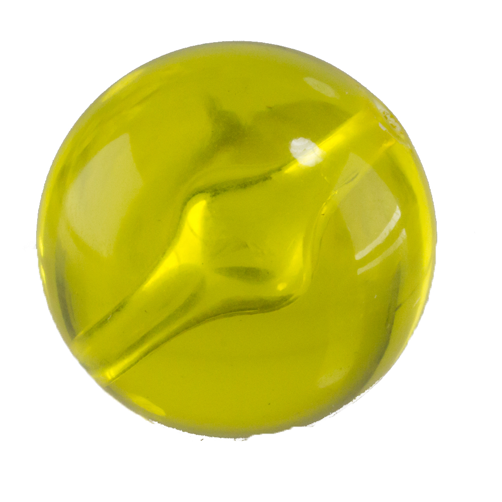 20mm Roundbead in yellow Translucent
