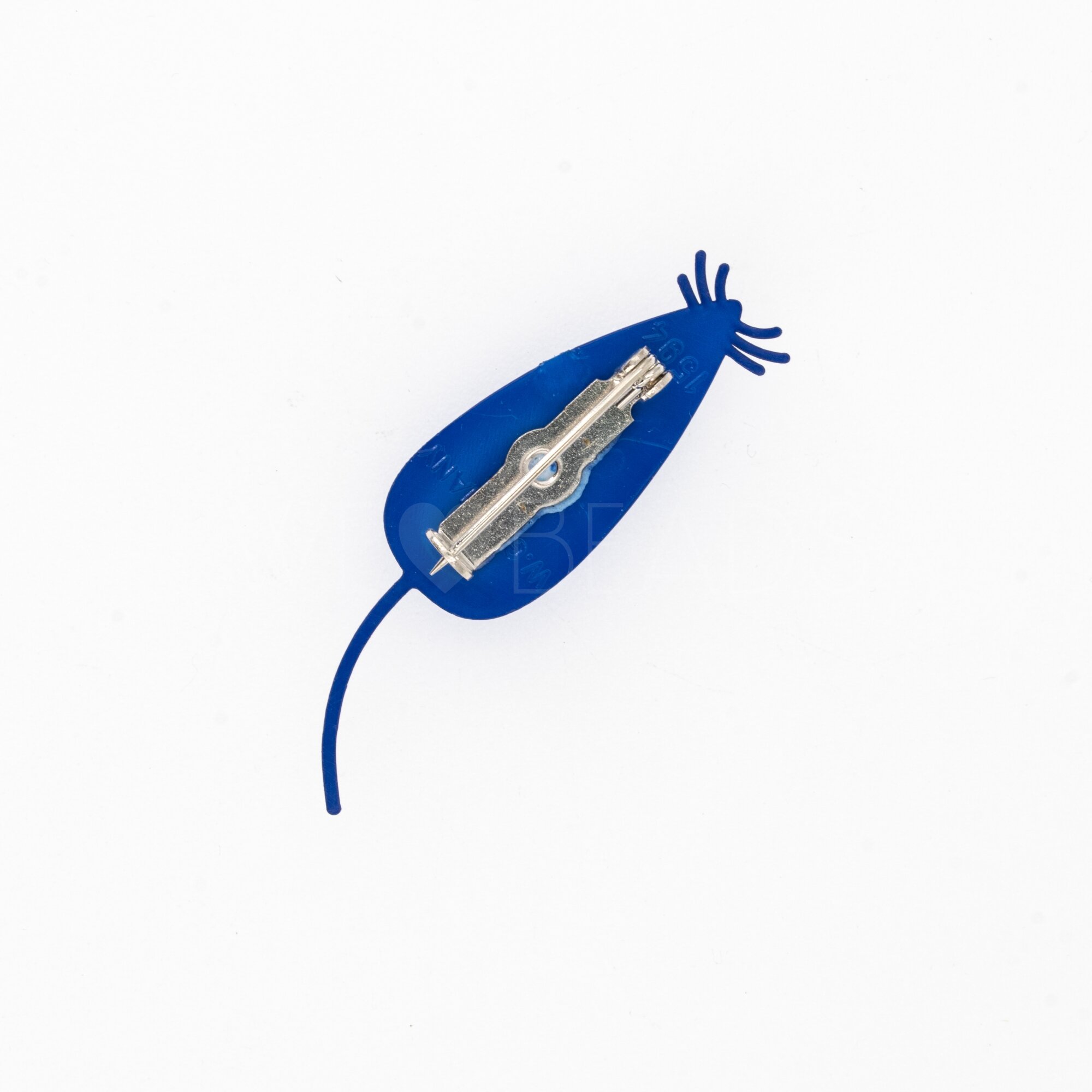 48mm Maus Cabochon in ultramarinblau