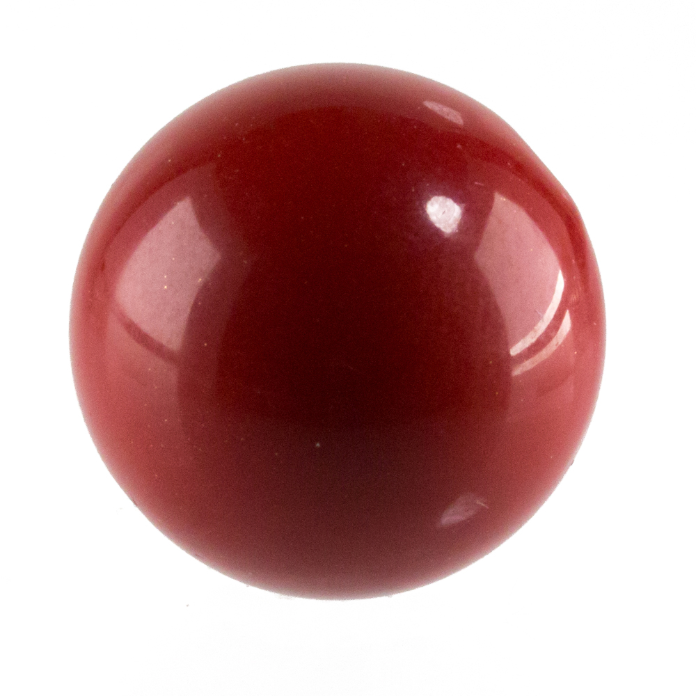 30mm Roundbead in bloodred Opaque