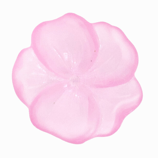 14mm Flower Beads in rose