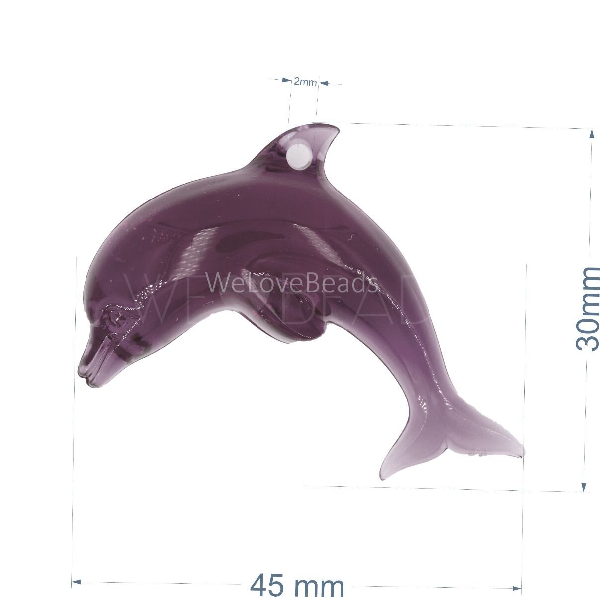 45x30 dolphin Charm in greenery