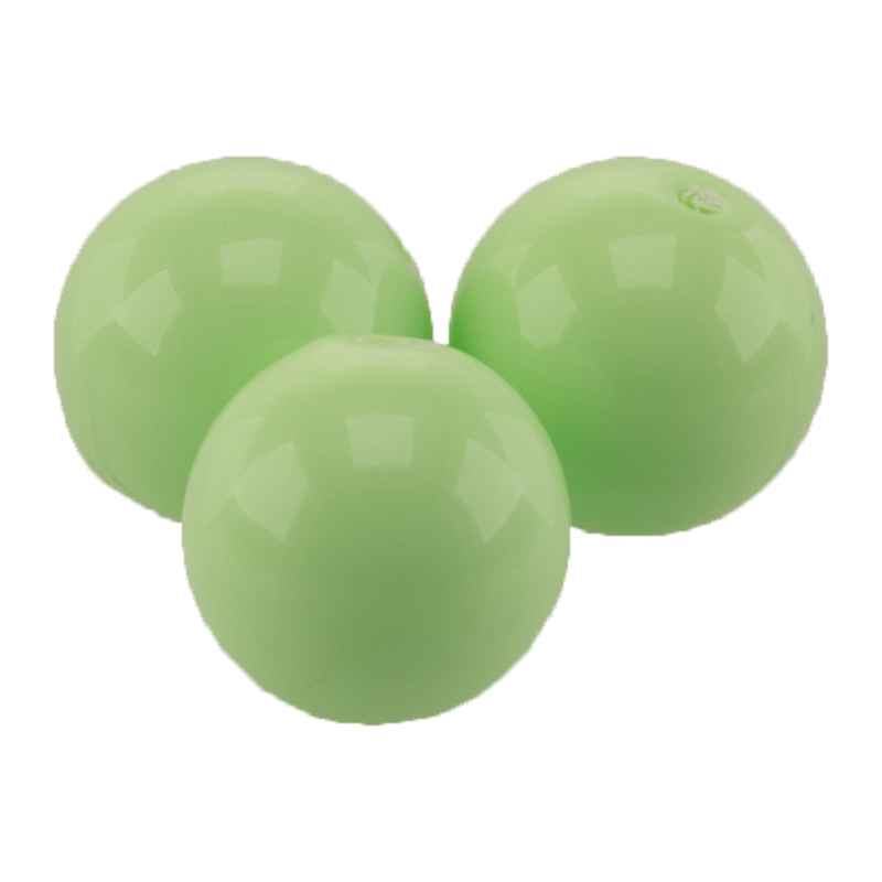 10mm Rundperle in  minzgrün Satt