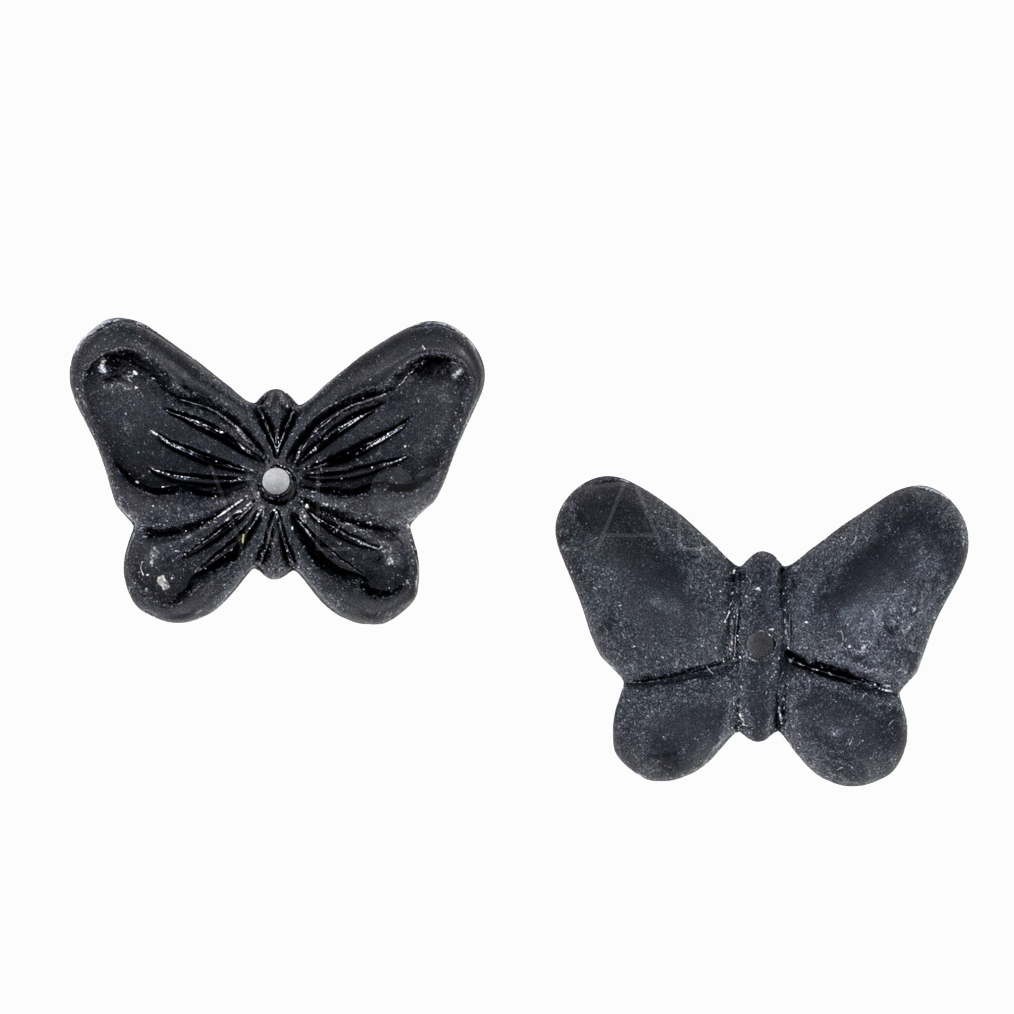 Schmetterling Perle in schwarz