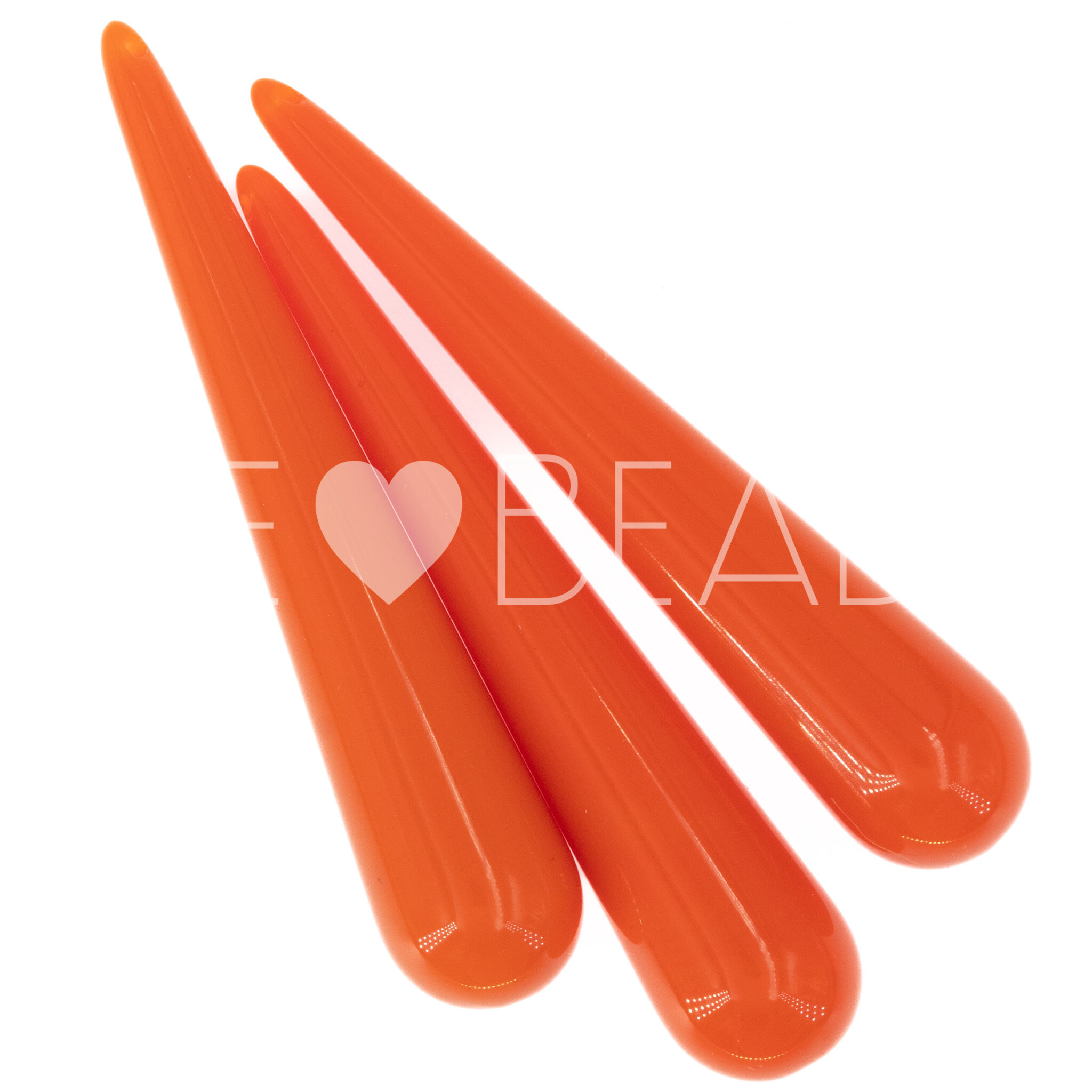 60x12 Perle Tropfen in orange