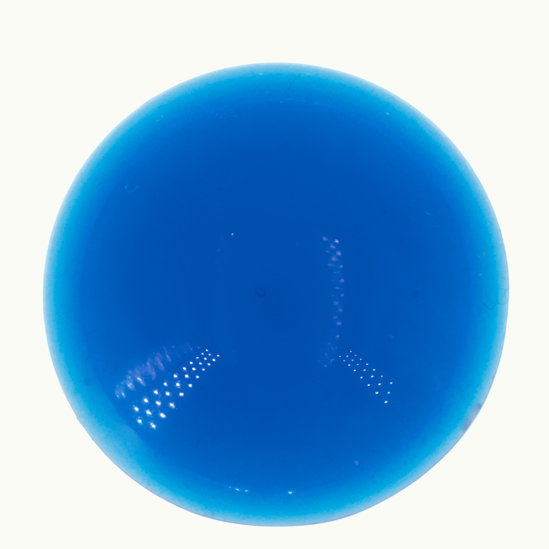 10mm Cabochon oval - blau Transparent