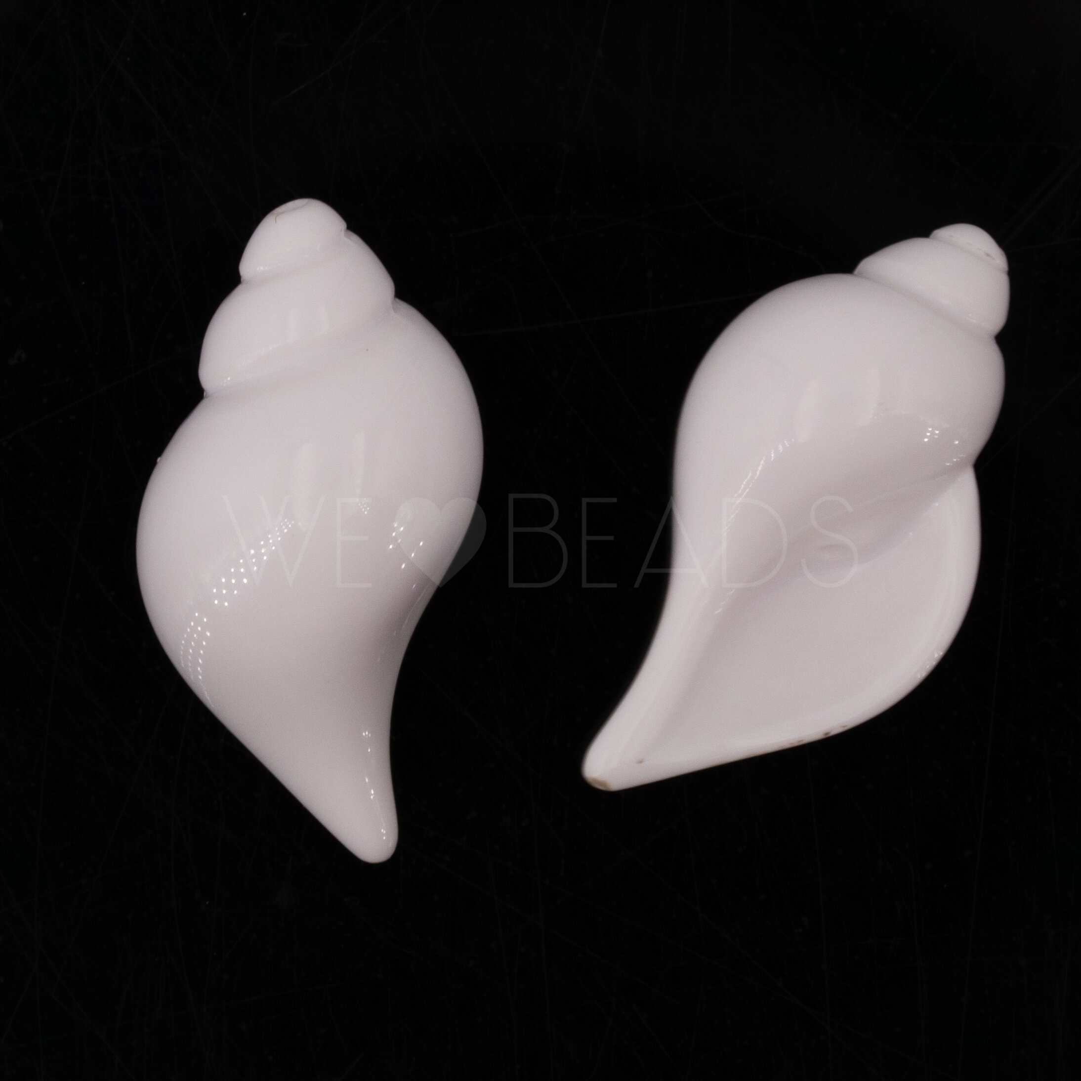 27x14 Muschel Perle in weiß