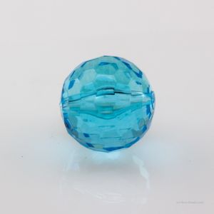 10mm Feuerballperle in Aqua