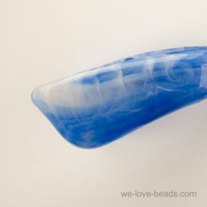 13cm Wellen Haarspange  ozeanblau