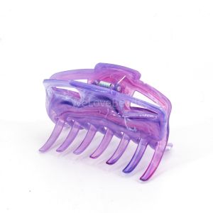 8,7cm Hair clip in multicolor purple 
