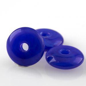 10mm Linsen perle in königsblau 