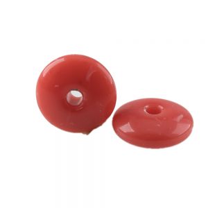 10mm Linsen perle in safranorange 