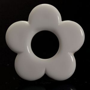 35mm Blume in weiß 