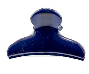 8x4cm Haarklammer klassisch in marineblau
